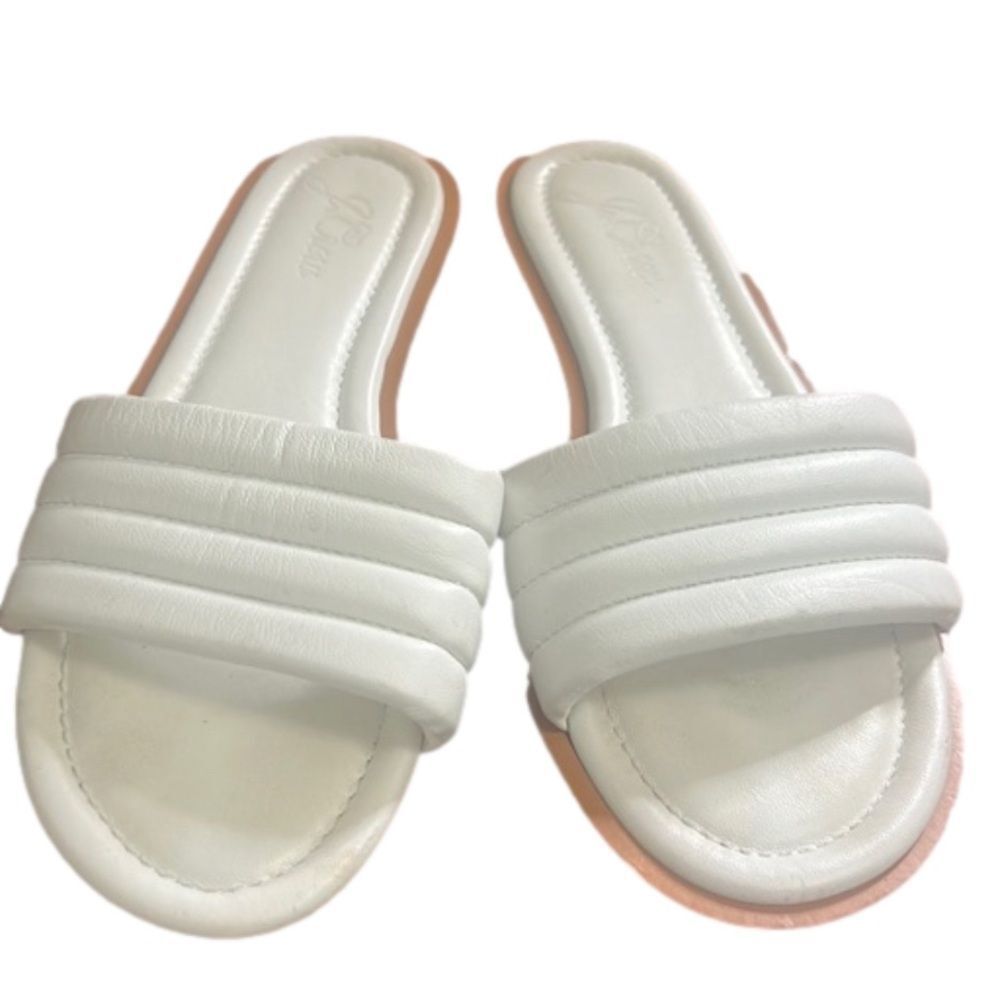 J.Crew Sorrento Padded Slides Size 9